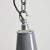 Industrial Industrial Grey Elliptical Pendant Light from Benjamin Crysteel, 1950s For Sale - Image 3 of 5