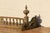 Antique 19th Century French Bronze Fireplace Fender | Ornate Victorian Hearth Guard With Scrollwork & Balustrade For Sale - Image 4 of 18