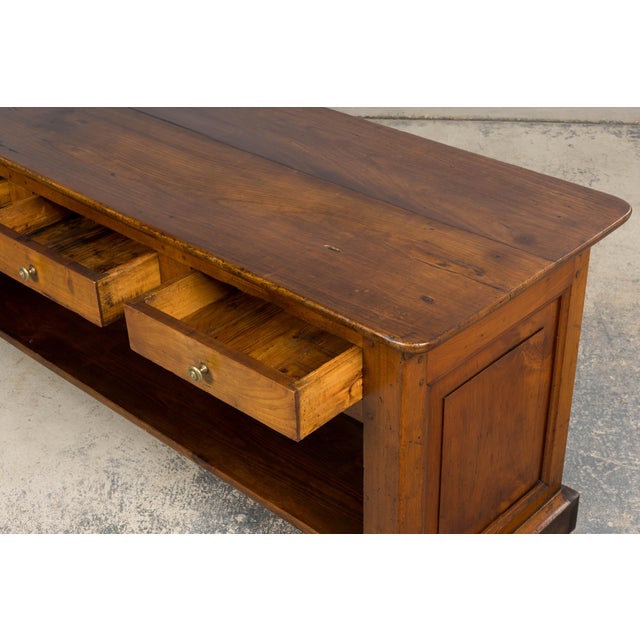19th Century French Provincial Walnut Work Table For Sale - Image 16 of 18