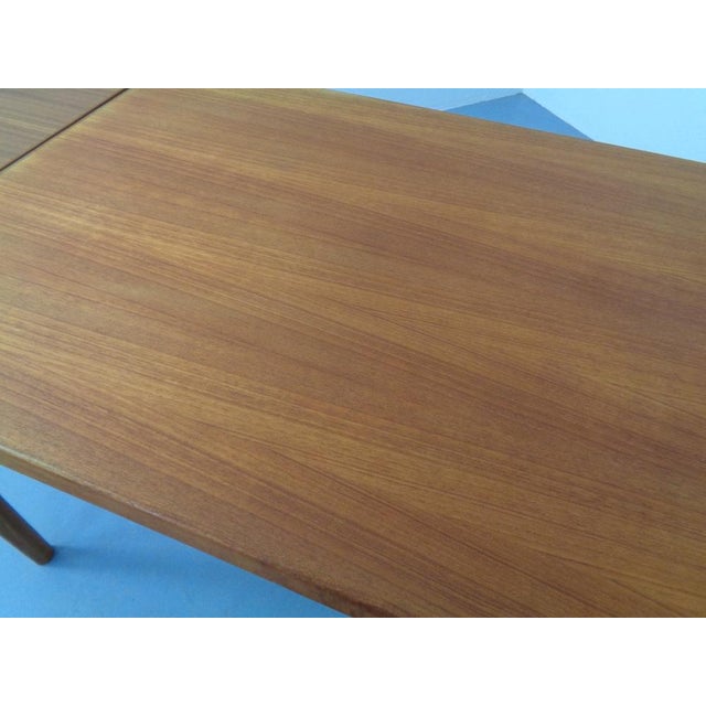 Extendable Teak Dining Table by Henning Kjærnulf for Velje Møbelfabrik, 1960s For Sale - Image 10 of 15