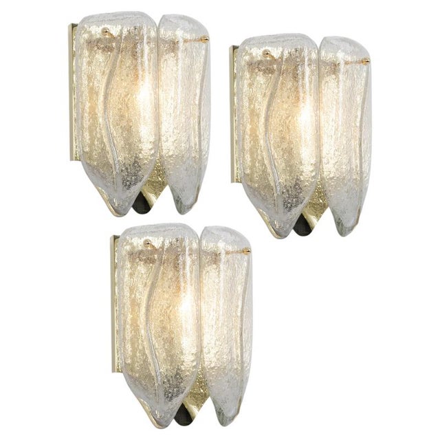Brass and Murano Glass Wall Sconce from Doria, Germany, 1960s For Sale - Image 15 of 15