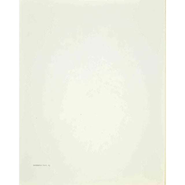 Modern Salvador Dali, The Sodomites, Woodcut Print, 1963 For Sale - Image 3 of 4