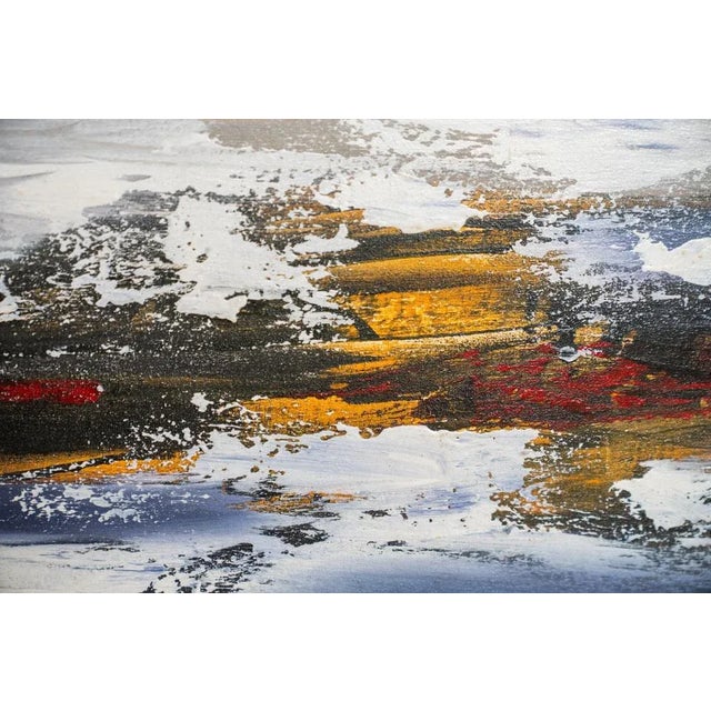 Sunset Landscape, 2000s, Canvas Painting For Sale - Image 12 of 14