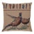 Pair of Pheasants Tapestry Cushion With Feather Filler - 46x46cm (18"x18") For Sale