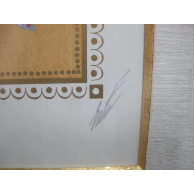 1980s Erte Romain De Tirtoff Scheherzade Suite Art Deco Signed Serigraph Set of 4 For Sale - Image 5 of 18