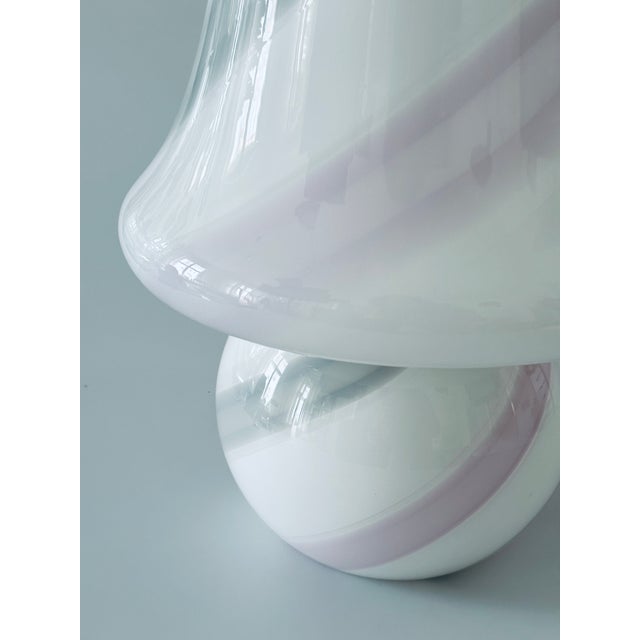 Glass Mushroom Lamp from Vetri Murano, Italy, 1980s For Sale - Image 7 of 13