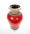 A Very Large & striking mid-century West German drip lava glazed porcelain vase, beautifully showcasing the bold colors...