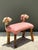Vintage Handcrafted Textile and Wood Animal Bench For Sale In West Palm - Image 6 of 18