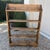 Charming vintage pine bookcase with a wonderfully warm naturally aged finish. Its unusually shallow profile features four...