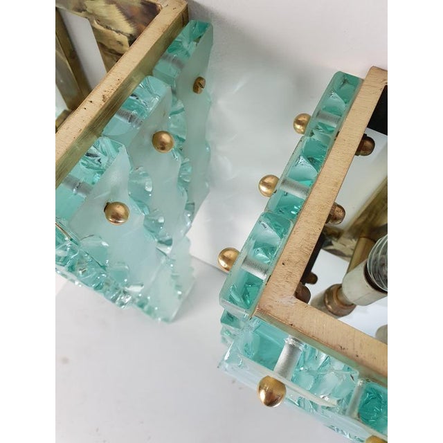 Mid-Century Modern Murano Wall Sconces from Mazzega, Italy, 1960s, Set of 2 For Sale - Image 12 of 16