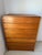 Classic Arne Wahl Iversen Highboy Danish Mid-Century Modern teak bedroom dresser cabinets with rounded corners; one...
