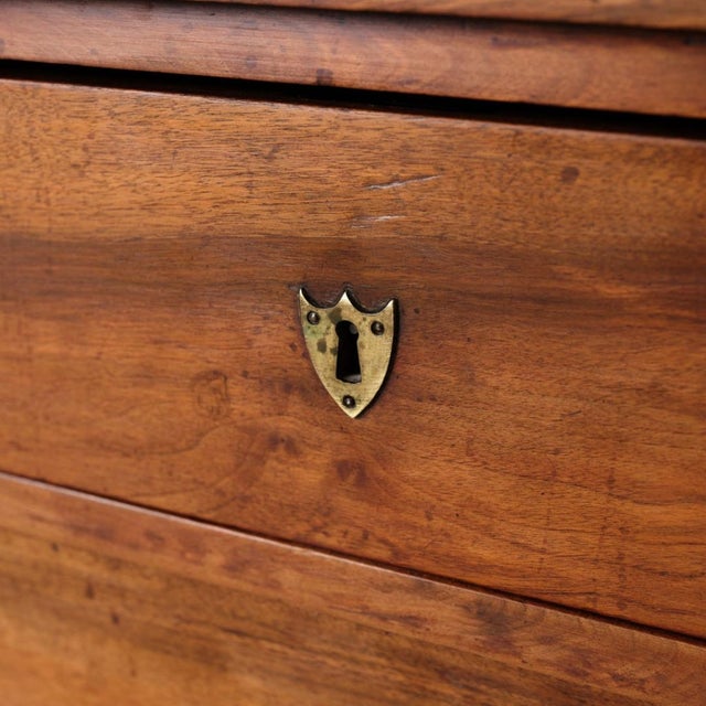 18th Century French Louis XVI Walnut Chest of Drawers For Sale - Image 10 of 11
