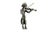 Silver Silver Figure of Musician Playing the Violin For Sale - Image 8 of 8