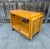 Vintage Mid-Century Modern serving cart by John Keal for Brown-Saltman of California, c. 1950's. Lower shelf unlocks and...