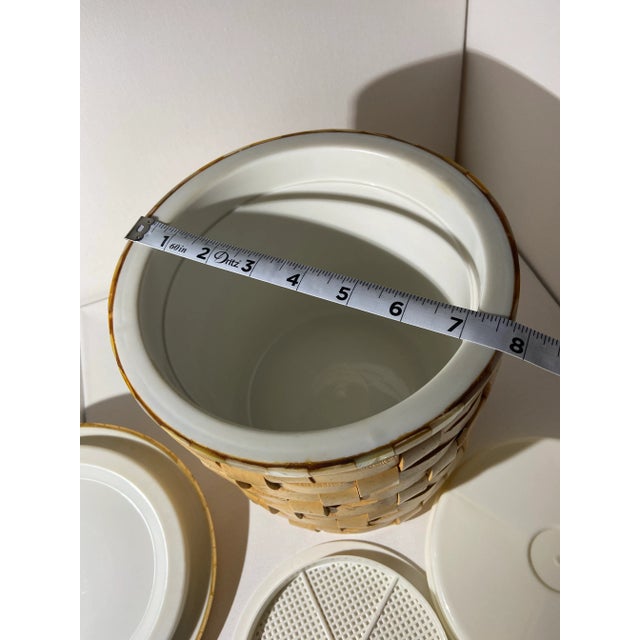 Vintage Wood and Shell Mother of Pearl Frog Ice Bucket - Euc For Sale - Image 12 of 12