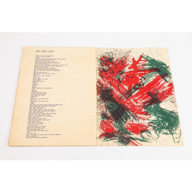 1960s Walasse Ting - My Shit and My Love: 10 Poems, Hand Signed Artist Book 1961 For Sale - Image 5 of 7