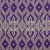 Sample- Schumacher Asaka Ikat Fabric in Violet For Sale