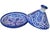 Early 20th Century Handmade Blue-Patterned Moorish Ceramic Lidded Bowl For Sale In New York - Image 6 of 11