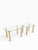 Pace Collection Pair of 1980s Pace Collection Glass Top Side Tables With Brass Legs – Made in Italy For Sale - Image 4 of 14