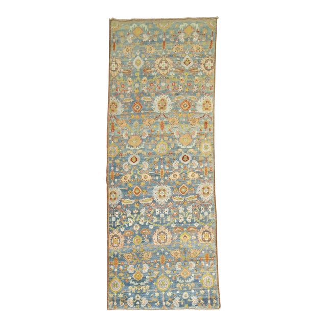 Antique Zabihi Collection Persian Malayer Gallery Rug - 5'1" x 14'1" For Sale