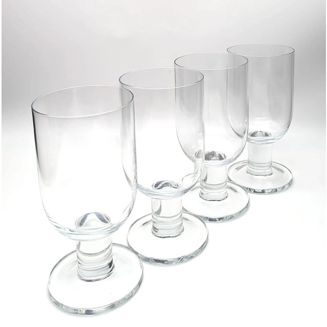 Vintage "Viva" Water Goblets, Set of 4 For Sale In Miami - Image 6 of 10