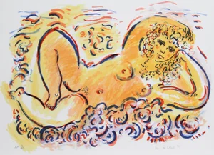 Wayne Ensrud, Sigrid, Lithograph