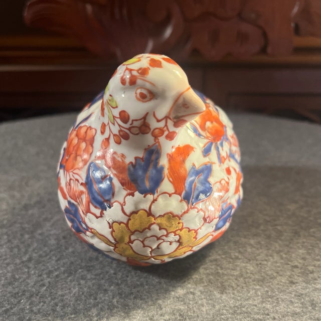 Early 20th Century Chinese Imari Duck Figurine For Sale - Image 4 of 10