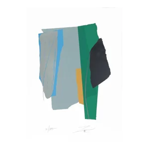 Sounds Cut I, Larry Zox Serigraph, Signed and Numbered in Pencil