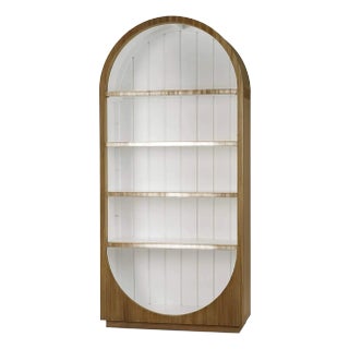 Modern Arched Top Open Bookshelf For Sale