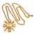 1990s Kenneth Jay Lane Necklace Brooch Combo Gold-Plated W/ Faux Pearls For Sale