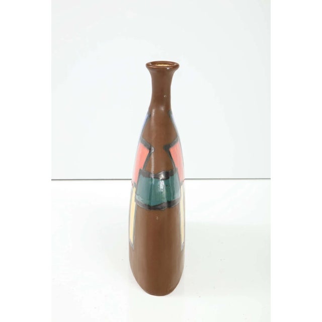 1970's Mid-Century Modern Large Pottery Vase For Sale - Image 10 of 13