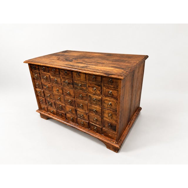Apothecary Pharmacy Chest of Drawers Cabinet For Sale - Image 4 of 6