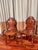 Traditional 19th Century English Regency-Style Carved Mahogany Shield Back Hall Chairs - A Pair For Sale - Image 3 of 7