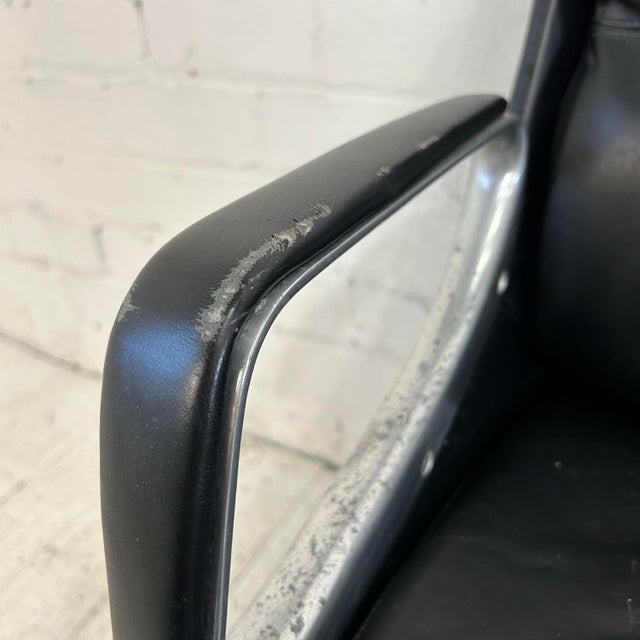 Jean Gillon Mid-Century Modern Office Chair Brazillian Leather For Sale - Image 11 of 11