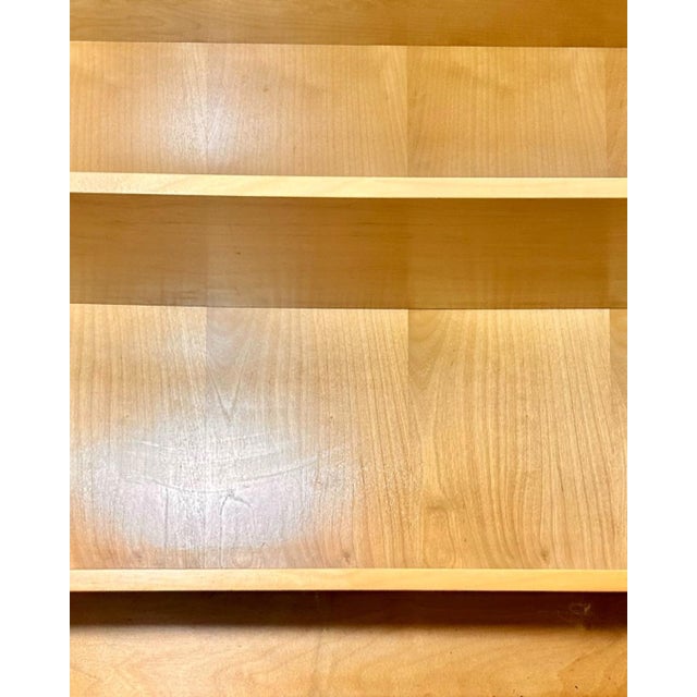 Birch Wood and Brass Sideboard by Pierre Balmain, 1980 For Sale - Image 13 of 18