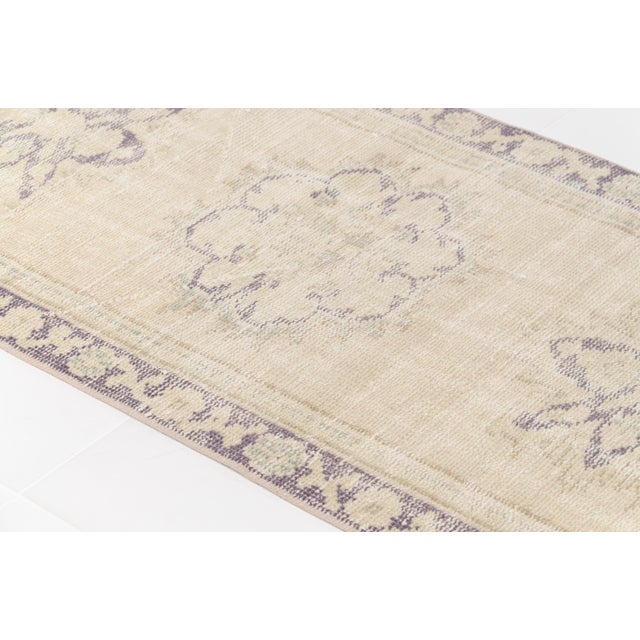 Oushak Vintage Anatolian Runner For Sale - Image 4 of 9