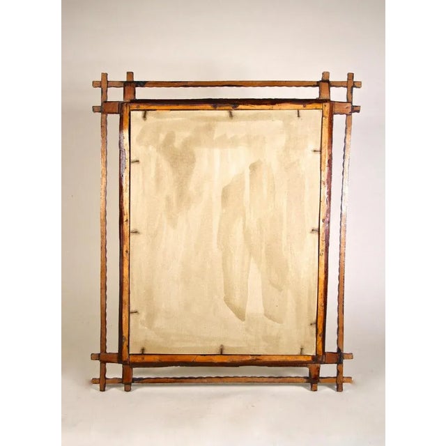Tramp Art Wall Mirror, Austria, 1880s For Sale - Image 16 of 17