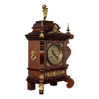 Gründerzeit Table Clock from Lenzkirch, Late 19th Century For Sale