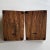 Vintage 80's Inlaid Wood Mosaic Bookends by Wildwood, Set of Two For Sale In Houston - Image 6 of 8
