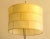 Unusual floor lamp with a cocoon resin shade and a base covered with black leather, dating from the 1960s. The first...