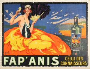 1930s Fap Anis Aperitif – Celui Des Connaisseurs – Maurice Delval Original Excellent
