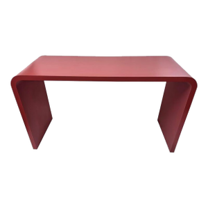 1980's Post Modern Raspberry Waterfall Console