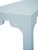 Matthew Izzo Home Evelyn Light Blue Linen Console Table For Sale In New York - Image 6 of 9