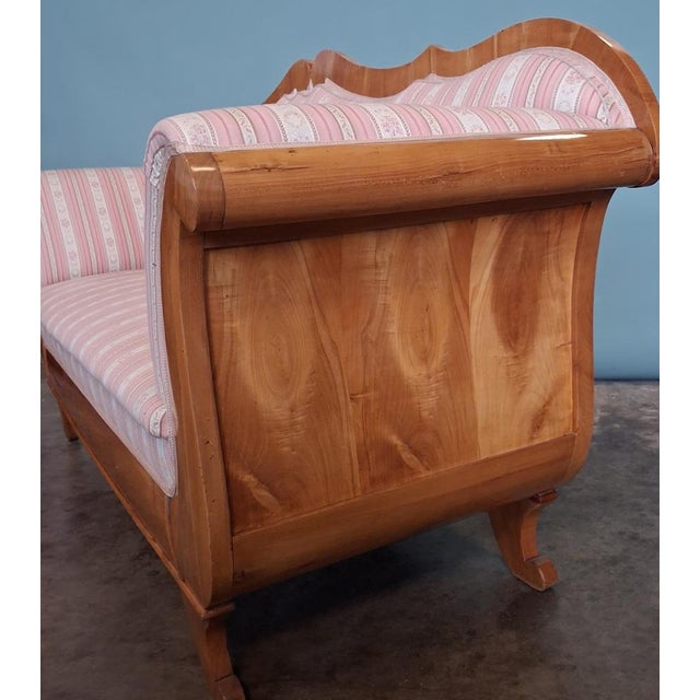 Biedermeier Cherrywood Sofa, 19th Century For Sale - Image 4 of 18