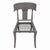 Klismos Dining Chairs Set of 6- Grey Ceruse For Sale - Image 4 of 4