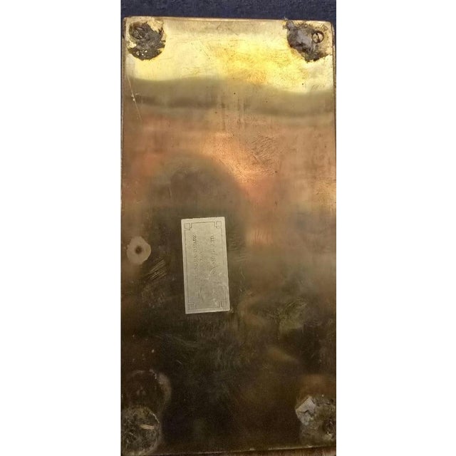 Mid 20th Century Maitland-Smith Hessian Soldier Style Brass Doorstop For Sale In Pittsburgh - Image 6 of 7