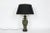 Laurel Lamp Company attributed Ancient Asian Style Cast Bronze Table Lamp. Featuring a slender handled far eastern...