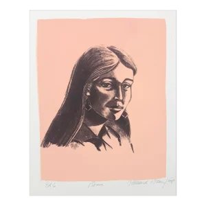 1971 Hilliard Dean Rosina Serigraph Portrait
