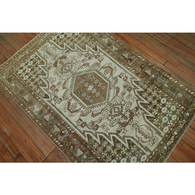 Zabihi Collection Persian Mazlagan Malayer Rug For Sale - Image 4 of 9
