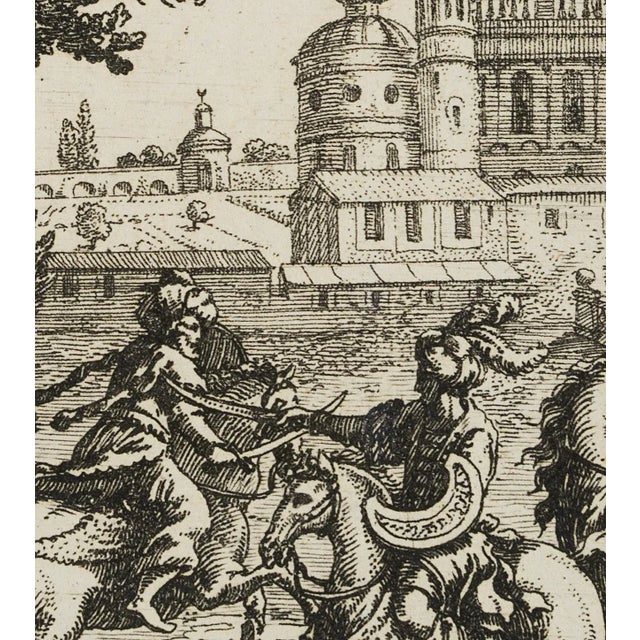 Baroque J. Meyer, Osmanische Reiterkrieger, 1677, Etching For Sale - Image 3 of 4